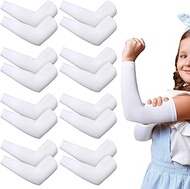 8 Pairs Eczema Sleeve for Kids Toddler Elastic Arm Sleeves Soft and Does Not Hurt the Skin Cooling U