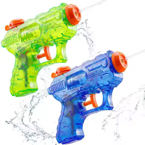 Guns 2/4Pcs Mini Water Toys for Kids Colorful Squirt Guns 140 Shots Per Fill For Summer Outdoor Wate