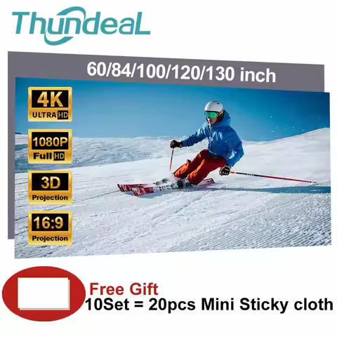 Projector Screen Fabric 60 84 100 120 130 inch Reflective Fabric Projection Screens for XGIMI Xiaomi