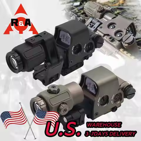 Holy Warrior EXPS3 558 Holographic Red Dot Sight G43 3X Magnifier US FLAG