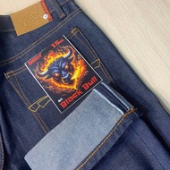 GENJELO RAW DENIM - Raw Denim Selvedge Jeans 15 oz