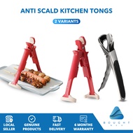 Anti Scald Kitchen Tongs – Heat Resistant, Non-slip, Safe Grip for Cooking