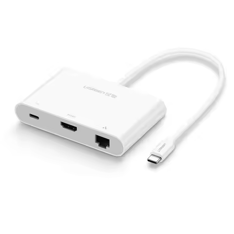 UGREEN Type-C to HUB/HDMI/VGA projector network card converter