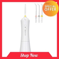 Special Offer Cordless Dental Oral Irrigator Portable and USB Rechargeable IPX7 Waterproof Water Lit