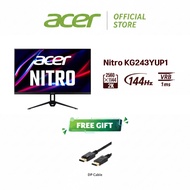 ACER NITRO KG243YUP1 Monitor (23.8"/ IPS/1440p 2K/ 144Hz/ NTSC 72%/ FreeSync/ 1ms VRB/ 250nits/Built