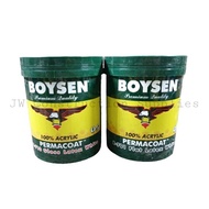 2022BOYSEN 100  Acrylic Permacoat White Latex Paint 1 Liter (Flat Gloss)