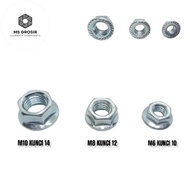 NUTS FLANGE NUT CAP M6 BOLT 10 M8 BOLT 12 M10 BOLT 14 STEELOriginal