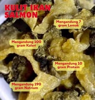 Krupuk kulit salmon / krupuk kulit / salmon