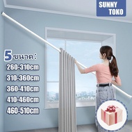 Sunny Stainless Steel Telescopic Curtain Rod 40-510cm Length No Need To Drill Holes In The Wall Used