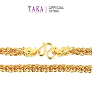 TAKA Jewellery 999 Pure Gold Dragon Hook Chain