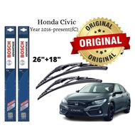 Honda Civic FC 10th Gen 1.8s / 1.5TC Bosch Advantage U Hook Wiper Set for Honda Civic FC 10th Gen 1.