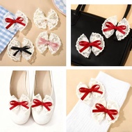DIY lace fabric ribbon accessories, hair clips, hair ties, shoe and socks accessories
