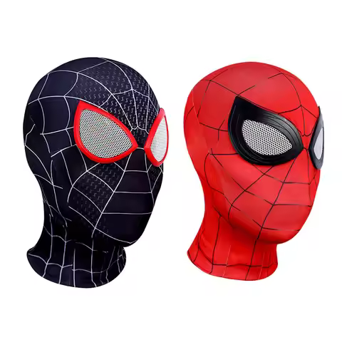 New Gwen Stacy Mask for Adults, Superhero, Iron Man, Cosplay, Miles Morales, Spiderman, Halloween Co