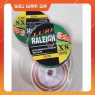 Lure Raleigh X8 Fishing Parachute Line In 7 Colors Is Super Beautiful And Durable