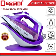 DESSINI ITALY Wireless Electric Ceramic Soleplate Garment Steam Iron Sprayer Steamer Clothes Brush S