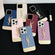 Three-in-one Fashion Mobile Phone Case Is Used for Rubber Protection Back Cover of IPhone 11 12 13 15 Pro MAX.