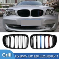 Pulleco M Grill Car Front Bumper Hood Kidney Grille Racing Grills For BMW E81 E87 E82 E88 128I 130I 