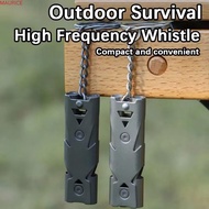 MAURICE Emergency Survival Whistle, Multi-function Loud Sound Outdoor Survival Whistle, Match Whistl