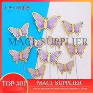 MACISUPPLIER BUTTERFLY TOPPER BUTTERFLY STICKERS / BUTTERFLY BOUQUET TOPPER BOUQUET DECORATIONS
