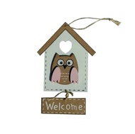 ป้ายแขวนไม้ ป้ายไม้ Welcome