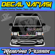Stiker Kabin Depan L300 Stiker Hologram Stiker Black Syndirat Stiker Decal Stiker Variasi Mobil