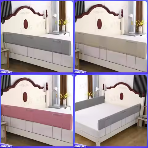 for Baby Crib Bumper Guard Soft Bed Rail Protector Toddler Safety Anti-Collision Fence Portable Bed 