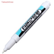 (Takashitree) 0.7/1.0/2.5mm Waterproof White Marker Pen  Paint Tread Pens Car Tire Paing