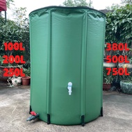 Portable Rain Barrel Water Butt 100/200L/250L/500L/750L Collapsible Rainwater Collection System Stor