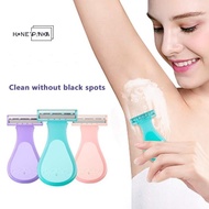 honeypanda Mini Hair Removal Knife Portable Shaving Razor Private Parts Stainless Steel Razor Blade 