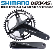 Shimano 105 R7000 Ultegra R8000หมุนกับ Deckas 110BCD Chainring 4กรงเล็บ36ครั้ง38ครั้ง40ครั้ง42ครั้ง4