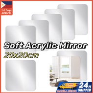 20x20cm and 30x30cm 3D Decal Mirror Wall Sticker Square Self-Adhesive Acrylic Tiles