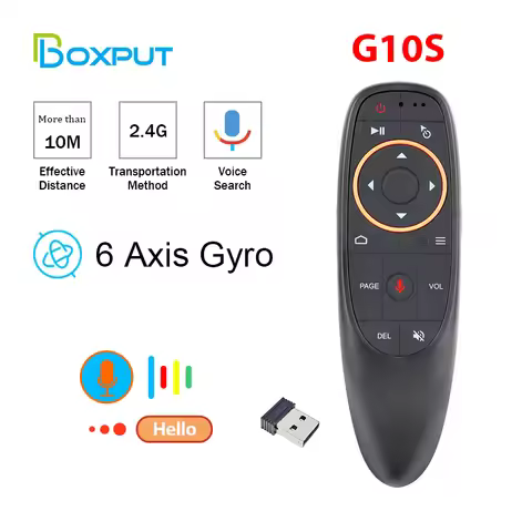 BOXPUT G10S BPR1S Plus BPR2S Plus Wireless Air Mouse Remote Control with Voice BT5.0 2.4G Gyroscope 