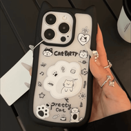 Ốp Lưng Điện Thoại Hình Tai Mèo Và Móng Vuốt Cho iPhone 13 pro Max 15 Huawei Mate 60 Redmi K70 Pura
