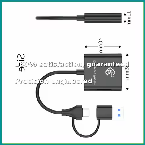 10Gbps CFexpress Type B Card Reader Writer USB3.2 Gen2 USB-C CFe Card Reader for Android Win XP/Vist