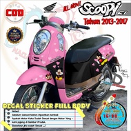 Full Body Decal Sticker Honda Scoopy FI 2013-2017 Variation CA1405 Custom Design