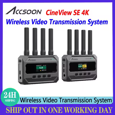 ACCSOON CineView SE 4K Wireless Video Transmission System 2.4+5Ghz Dual Channel HDMI-Compatible&SDI 