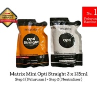 Matrix Mini Opti Straight 125ml x 2 Instant Hair Straightener Straightening Smoothing Straightening 