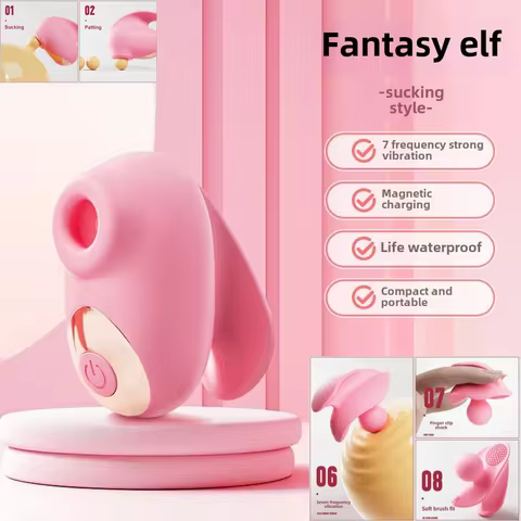 Sucking Vibrator Clitoral Nipple Stimulator Sucker G-spot Vagina Massager 7 Frequency Strong Vibrati