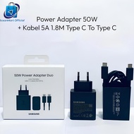 Samsung Charger Type C Data Cable Power Adapter PD 50W Dual Port Super Fast Charging Original