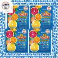 [Direct from JAPAN]Bulk purchase of 4 bags of crushed gummy, rich citrus, 75g x 4 bags, summer limit
