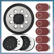 [hotkeystore.] Hook Loop Orbital Sander Replacement Metal Pad 5 Inch 8 Holes for  DWE6423 6423K DWE6