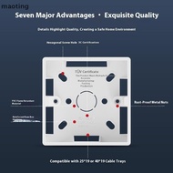 maoting 5PCS Wall Switch Socket Junction Box, External Installation Box, ck And White 88mm*88mm*35mm