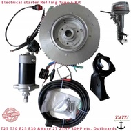 E30 ELECTRIC START KIT FOR YAMAHA E25 HIDEA HD30F T25 T30 2 STROKE 25HP 30HP OUTBOARD CONVERSION STA