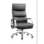 (3 Years Warranty) UMD Premium Italian Genuine Leather Director Chair with Reclining Function W1180 (FREE Installation)