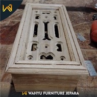 Loster Kayu Jati/Loster/Loster murah/Loster Kayu/Boven/Angin angin/Ventilasi rumah/Ventilasi udara