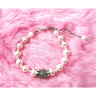 Rantai tangan mutiara asli bersama original jade