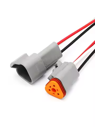 DEUTSCH DT04-2P Automotive Waterproof Connector DT06-4S Docking Terminal Harness Plug With Wire DT04