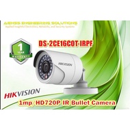 DS-2CE16C0T-IRPF 1MP (2.8mm lens) HIKVISION 720P Outdoor 4in1 Bullet Turbo HDTVI CCTV Camera