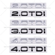 [Free sline] Car Logo Labeling Word Mark Modified 2.0 TDI 3.0 TDI 4.0 TDI Labeling Audi Audi Displac
