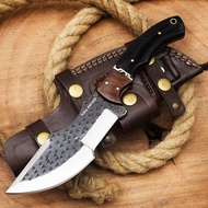 SUSA KNIVES Handmade D2 Steel Tracker Knife - Survival Knife - Camping Knife - Black Tactical Knife 